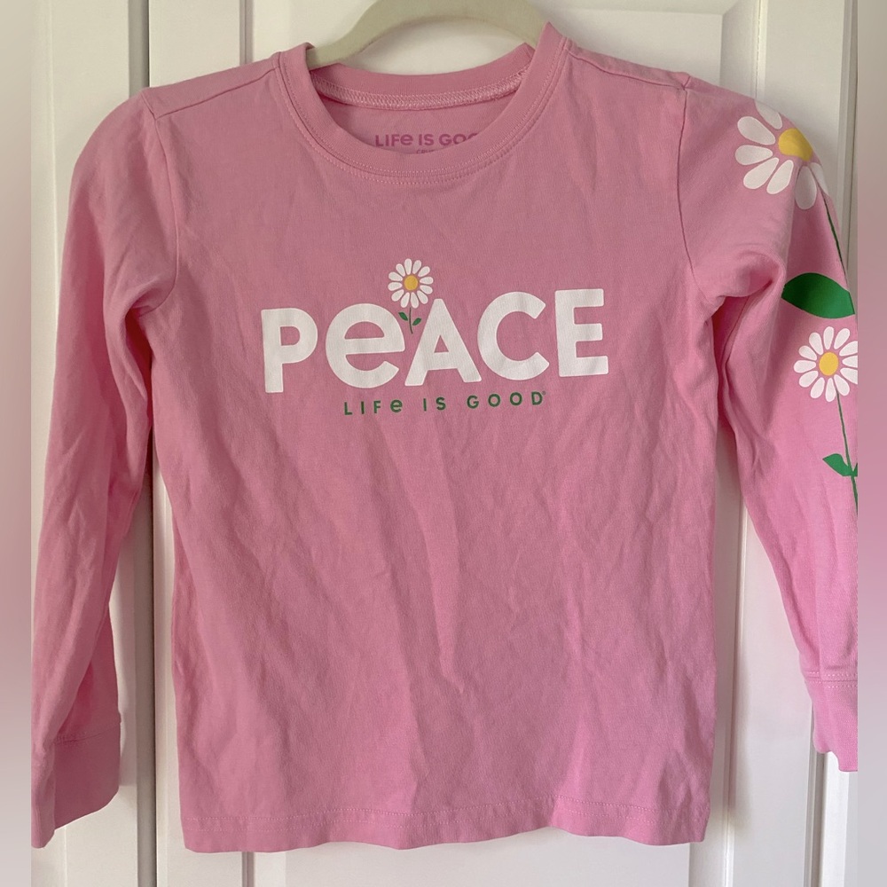 Life is Good Girls Long Sleeve Tee